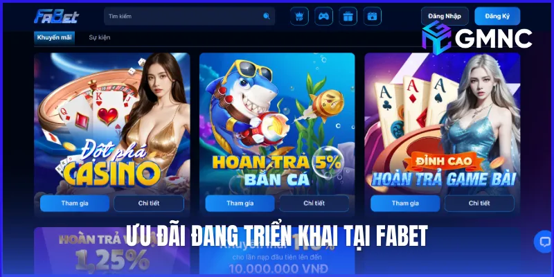 Ưu đãi đang triển khai tại nhà cái mà thành viên không nên bỏ lỡ